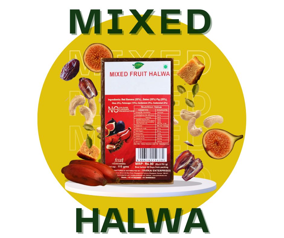 Mixed fruit halwa